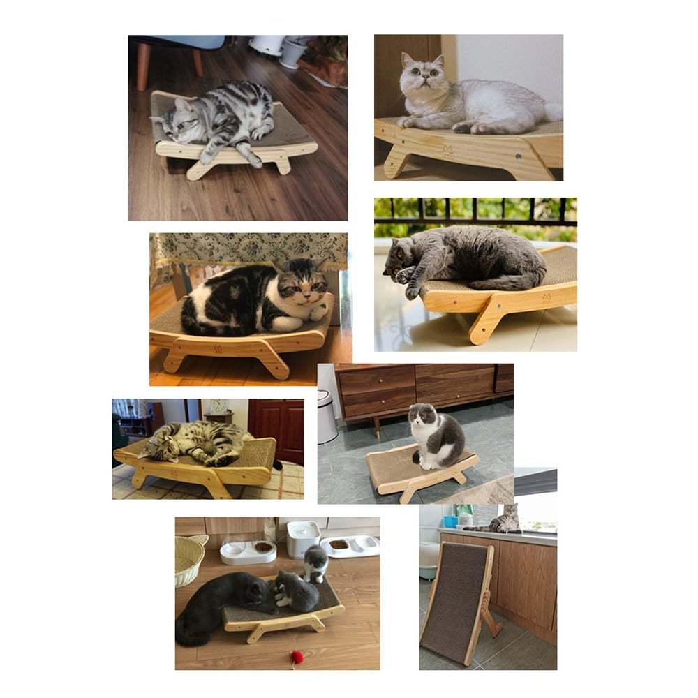 Deformation Cat Bed Vertical Corrugated Paper Grinding Claw Toy Replaceable Core Pet Products - Xmaker