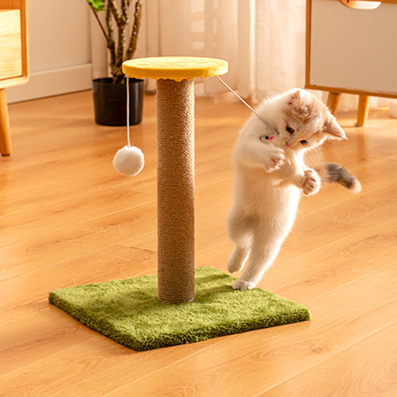 Cat Scratcher Sisal Vertical Durable Non-dandruff Anti-scratch Toy Cat Supplies - Xmaker