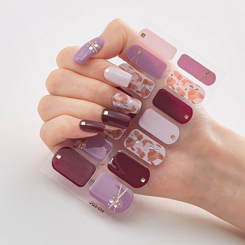 Laser Nail Polish Film Nail Stickers - Xmaker