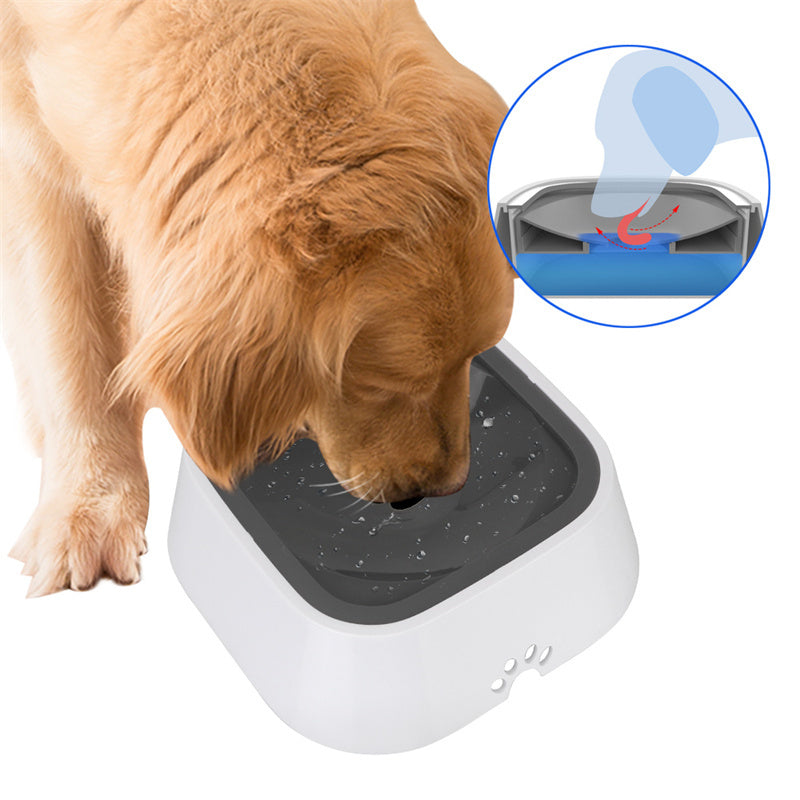 1.5L Cat Dog Water Bowl Carried Floating Bowl Water Feeder Dispenser - Xmaker