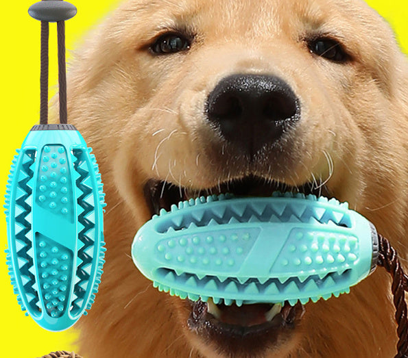 Dog Toys Silicon Suction Cup Tug Interactive Dog Ball Toy For Pet Chew Bite Tooth Cleaning Toothbrush Feeding Pet Supplies - Xmaker