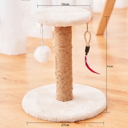 Cat Scratcher Sisal Vertical Durable Non-dandruff Anti-scratch Toy Cat Supplies - Xmaker