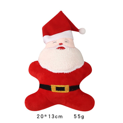 Christmas Dog Plush Sounding Puppy Pets Toy Santa Claus Decorations - Xmaker