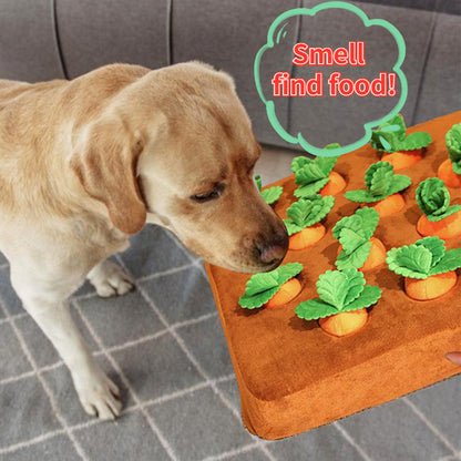 Pet Dog Toys Carrot Plush Toy Vegetable Chew Toy For Dogs Snuffle Mat For Dogs Cats Durable Chew Puppy Toy Dogs Accessories - Xmaker