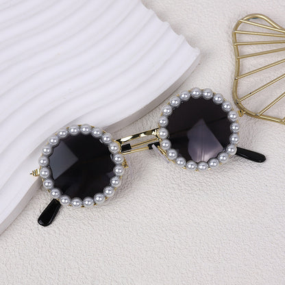 Cat And Dog Pearl Sunglasses - Pet Extravagant Funny Cute Dress Up Costume Accessories For Party - Xmaker