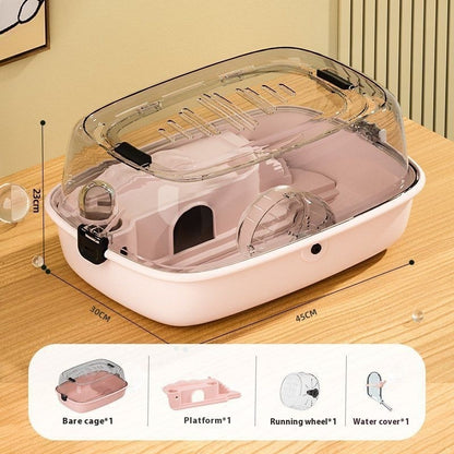 Hamster Oversized Transparent Acrylic Cage - Xmaker