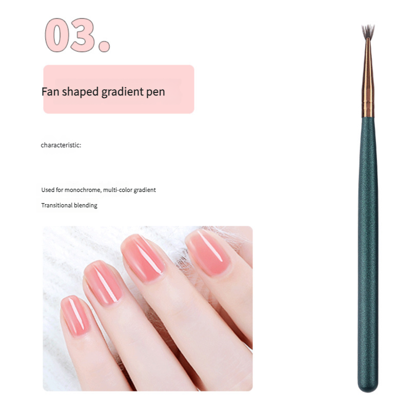 Nail art brush set painting universal pen nail shop professional phototherapy pen tool - Xmaker