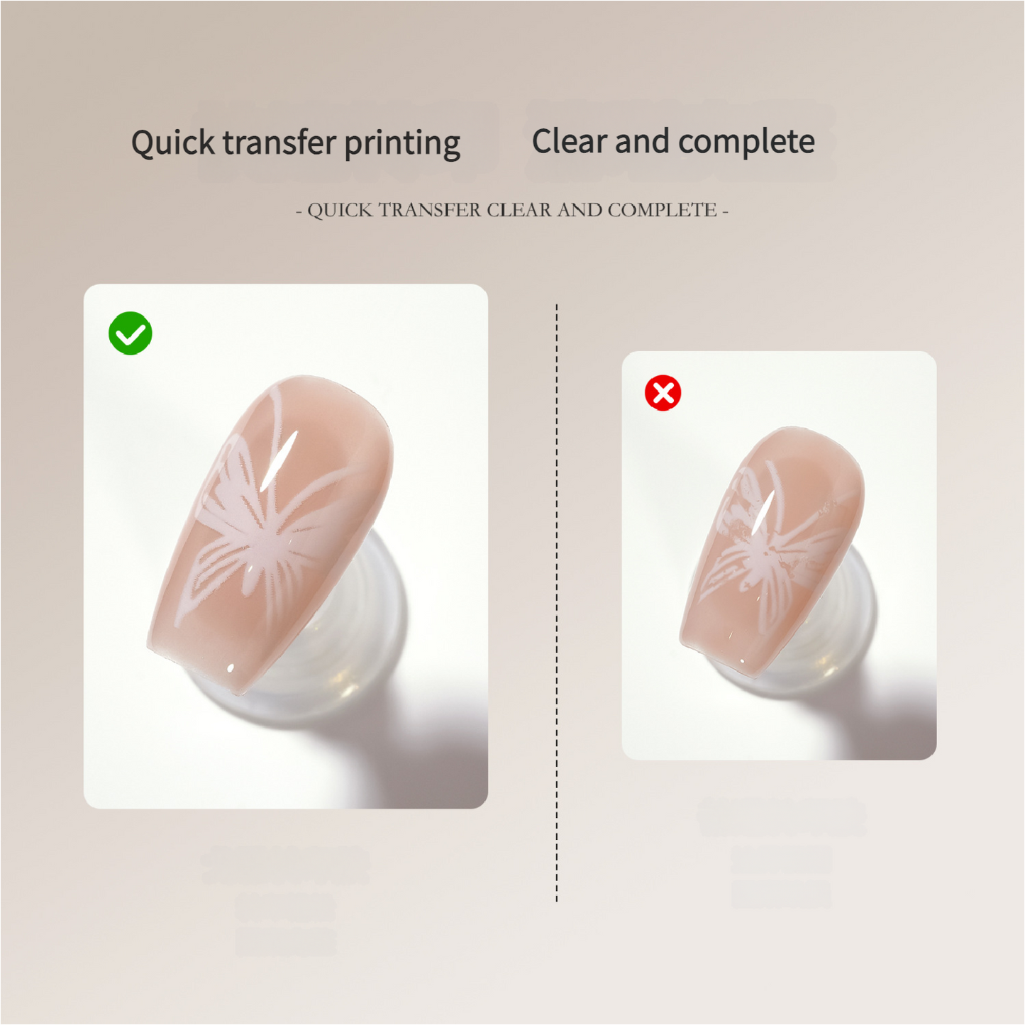 Nail transfer glue quick transfer nail polish glue