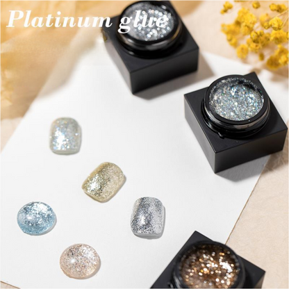 Nail Art Starry High-density Platinum Glue Painting Nail Polish