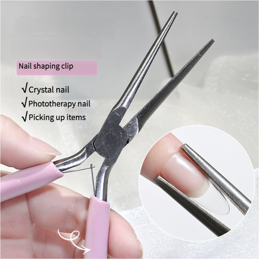 Nail tools long pointed shaping nail clips