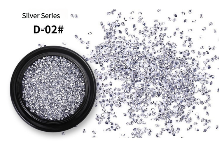 Nail art micro-diamond mixed nail stickers gravel crystal sand - Xmaker