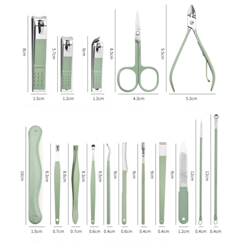 Nail clippers matcha green set - Xmaker