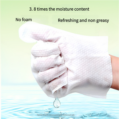 Pet Cleaning Glove Bathing Wipes for Dogs and Cats - Xmaker