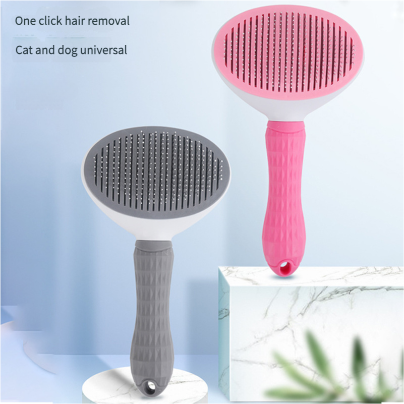 Pet stainless steel pin brush dog and cat hair removal comb - Xmaker