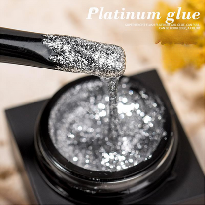 Nail Art Starry High-density Platinum Glue Painting Nail Polish