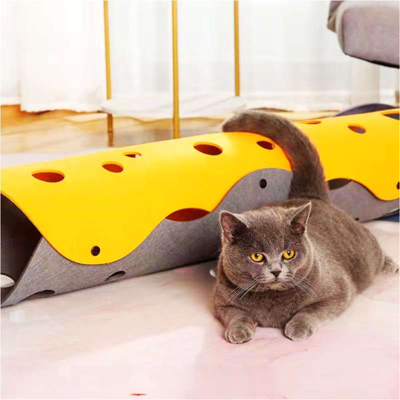 Pet cat tunnel drilling hole - Xmaker