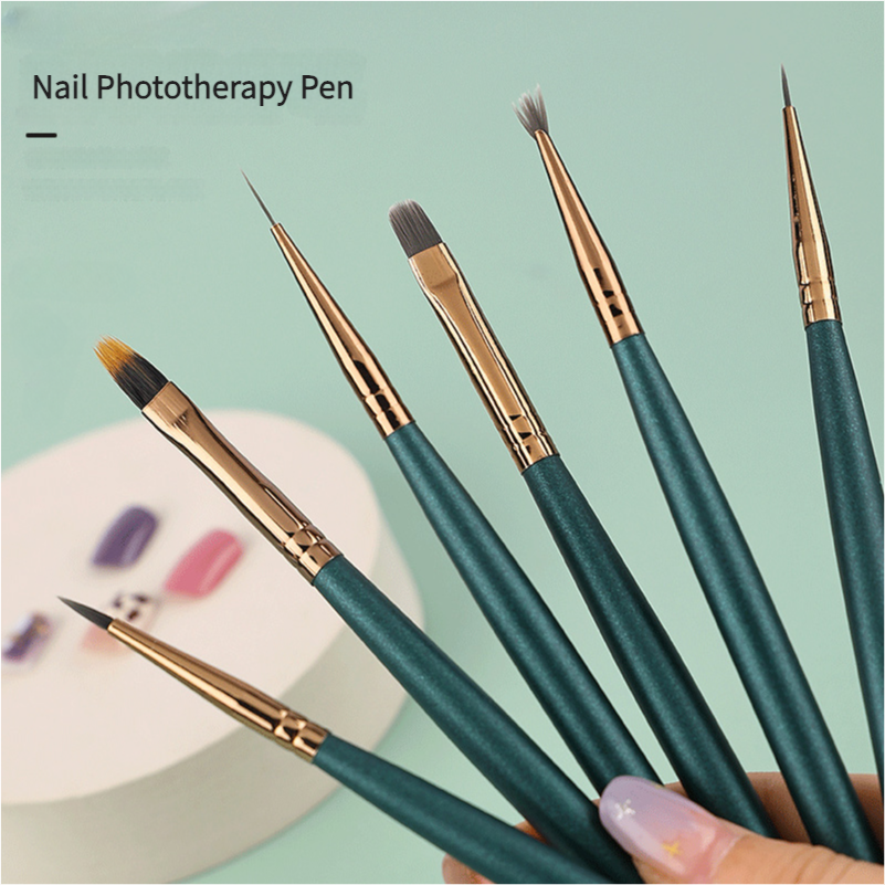 Nail art brush set painting universal pen nail shop professional phototherapy pen tool - Xmaker