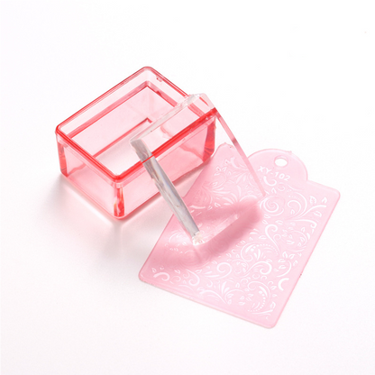 Nail art stamp rectangular shape French nails tool - Xmaker