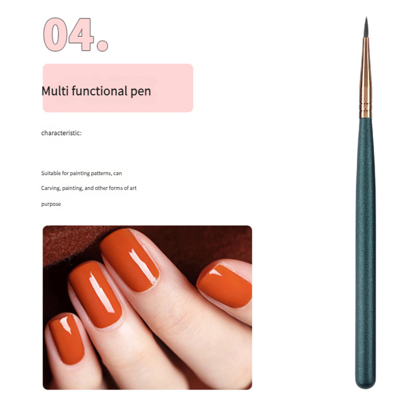 Nail art brush set painting universal pen nail shop professional phototherapy pen tool - Xmaker