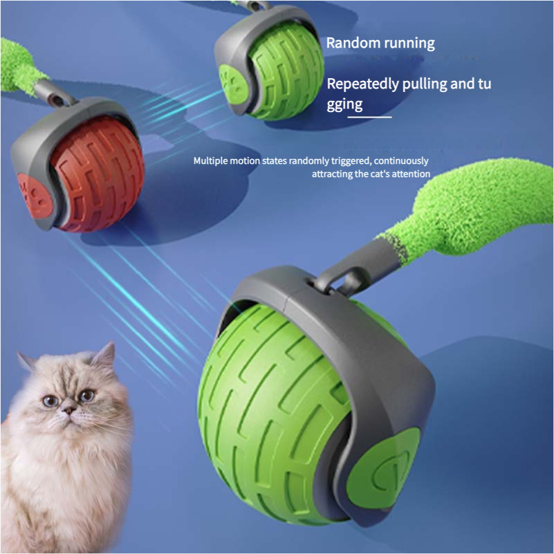 Pet automatic cat ball cat toy self-play caterpillar pet toy - Xmaker