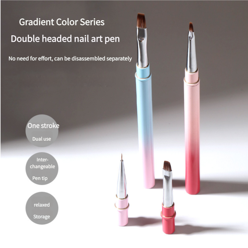 Gradient series double-headed nail brush phototherapy pen nail salon - Xmaker