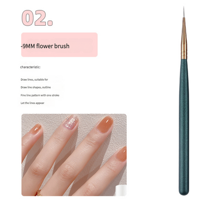 Nail art brush set painting universal pen nail shop professional phototherapy pen tool - Xmaker