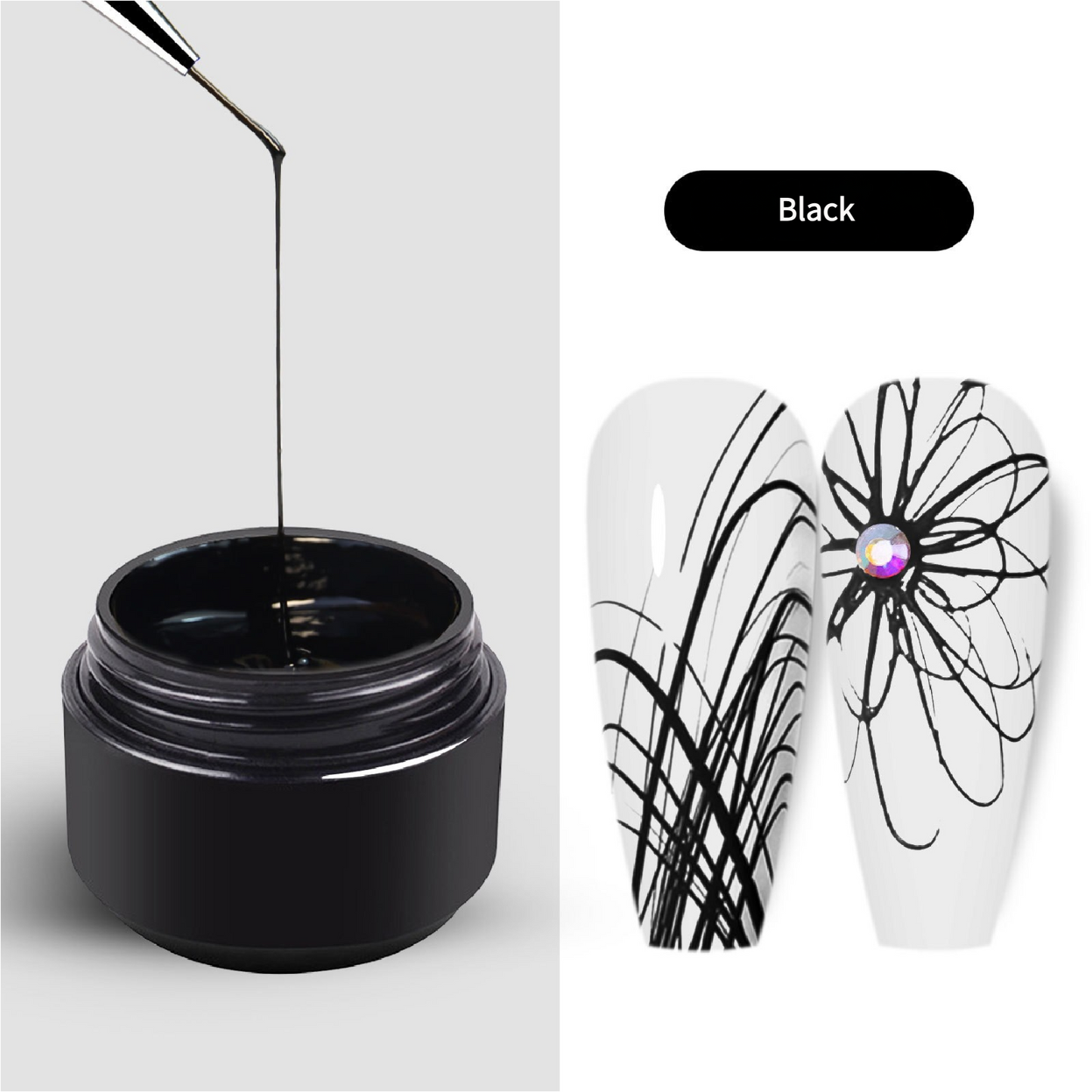 Drawing nail glue elastic polish spider glue