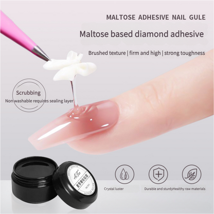 Nail art maltose diamond glue nails stick to the accessories