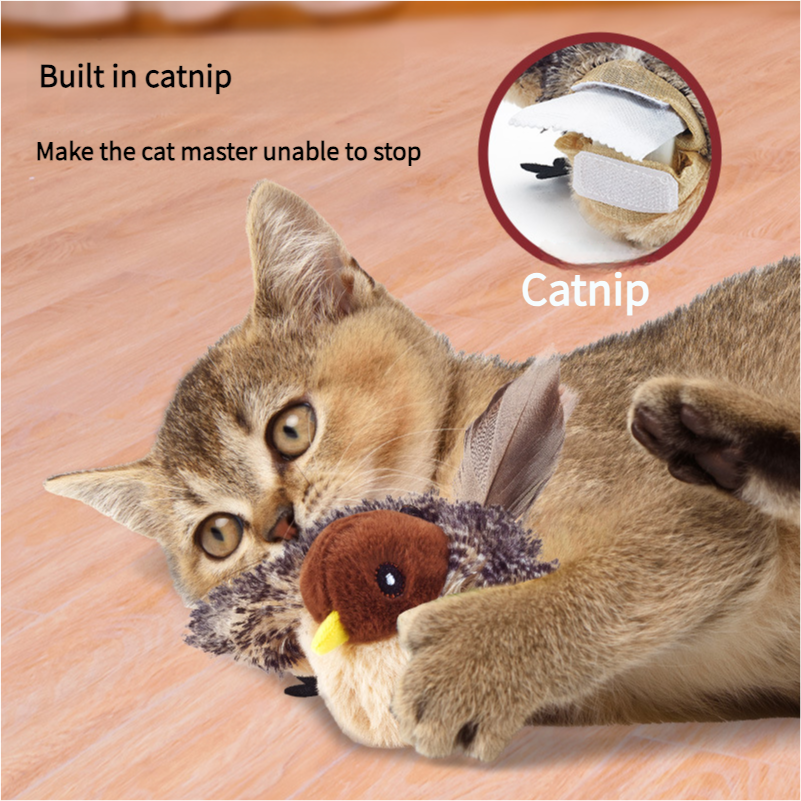 Cat Toy Electric Simulation Bird Rechargeable Cat - Xmaker