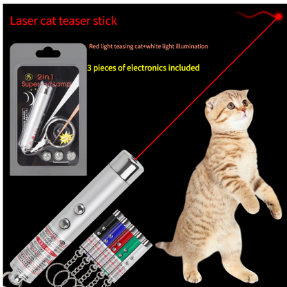 Pet Laser cat teaser red laser infrared electronic cat toy - Xmaker