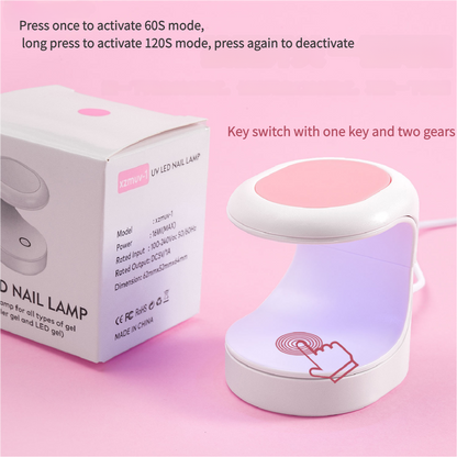 Mini Nail art UV LED lamp nail polish gel portable baking light