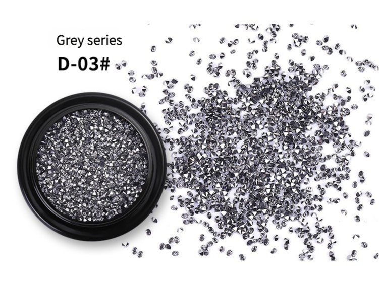 Nail art micro-diamond mixed nail stickers gravel crystal sand - Xmaker