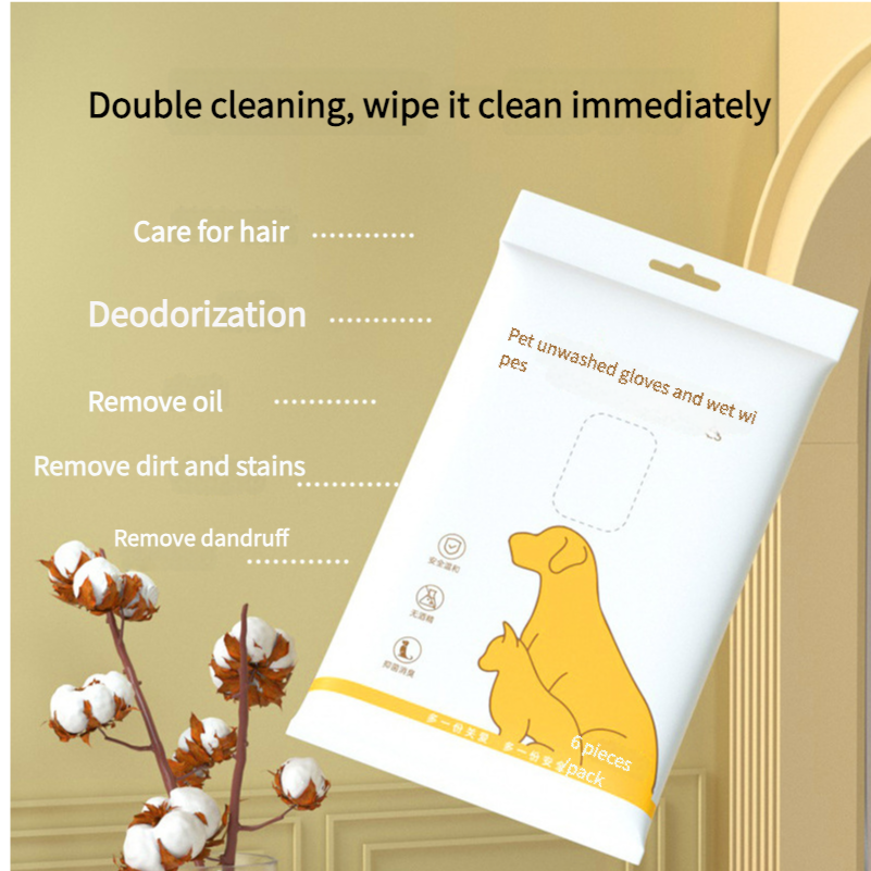 Pet disposable gloves wet wipes - Xmaker