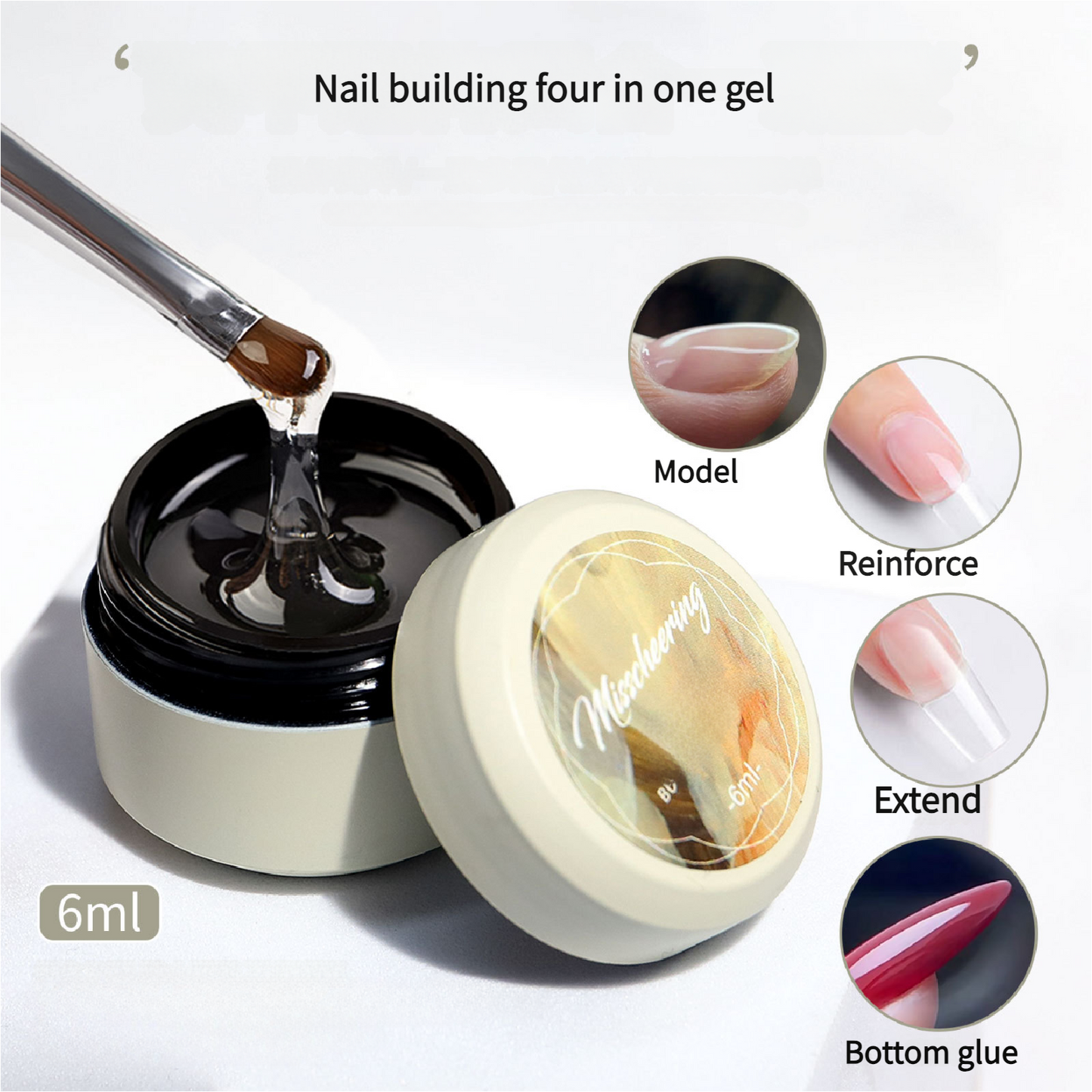 Japanese-style nail art construction base glue nail polish