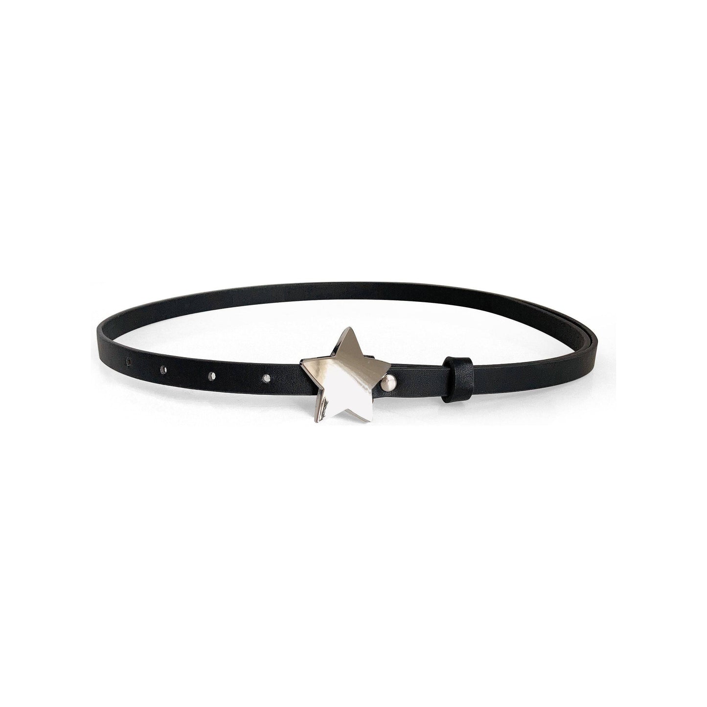 Black Subculture Belt All-match Five-pointed Star Accessories Belt - Xmaker. Inc