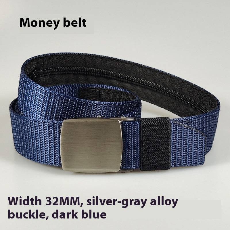 32MM Black Alloy Buckle Nylon Belt - Xmaker. Inc