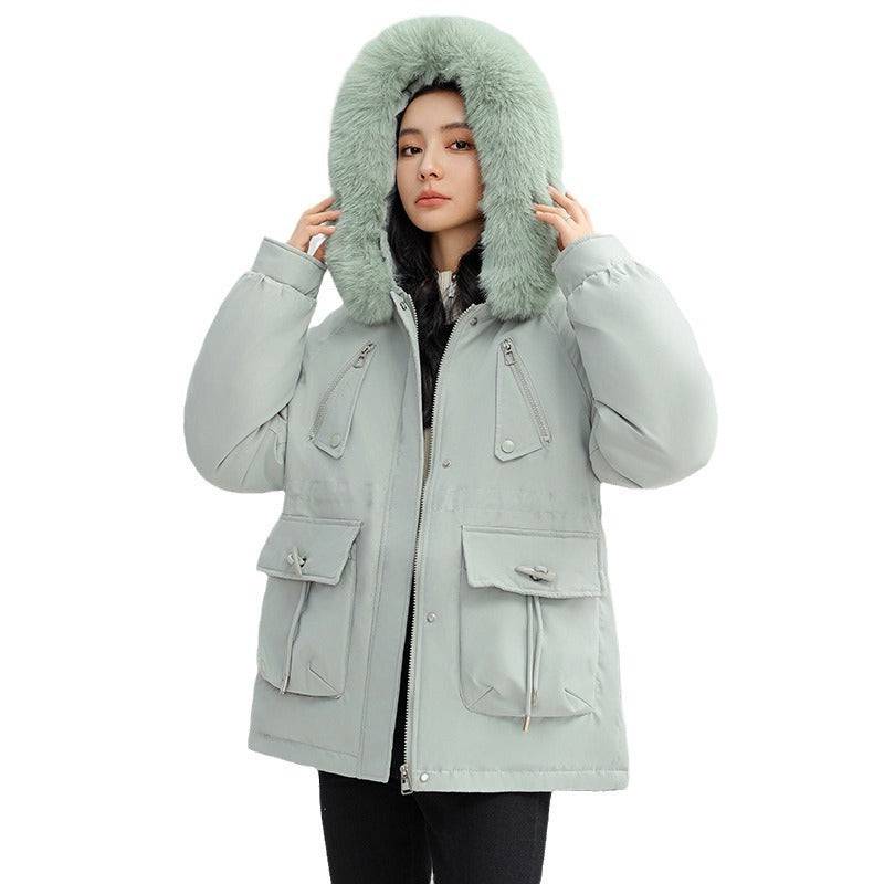 Horn Button Parka Women's Loose - Xmaker. Inc