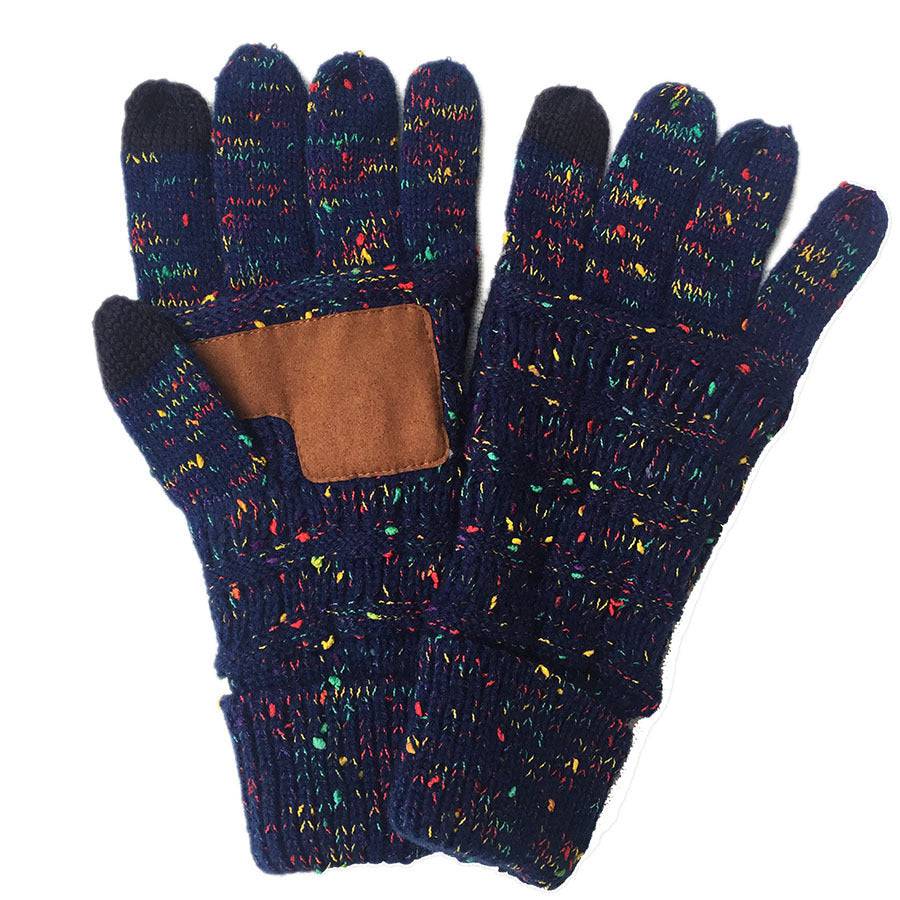 Wool Knitted Turn-over Labeling Touch Screen Gloves - Xmaker