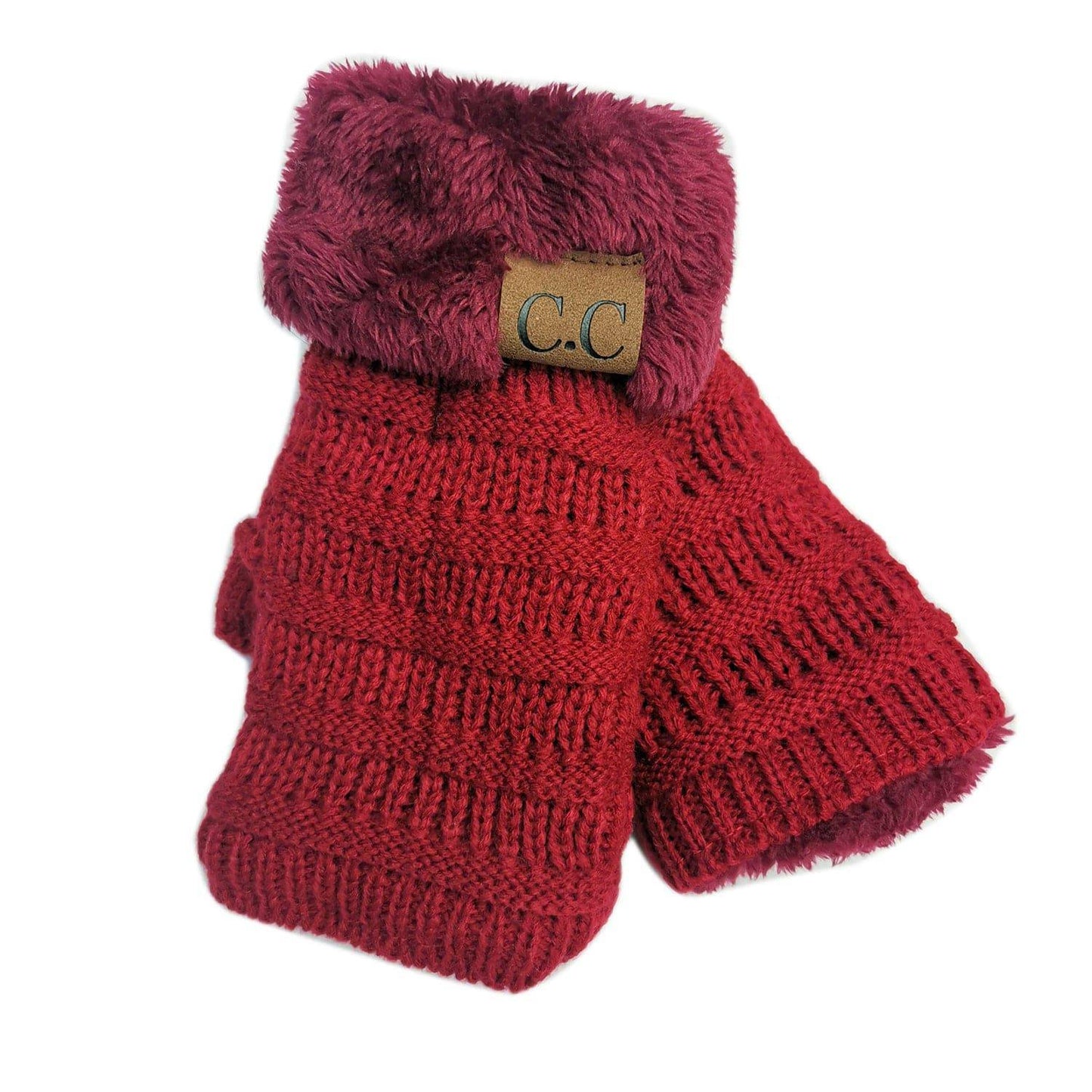 Wool Knitted Turn-over Labeling Touch Screen Gloves - Xmaker