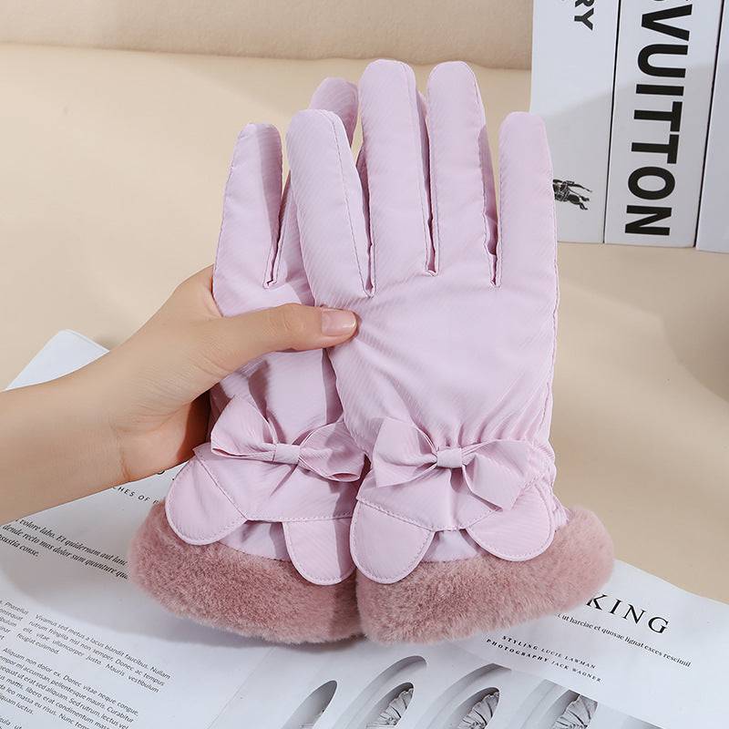 Warm Gloves Winter Women's Touch Screen Fleece-lined Thickened - Xmaker