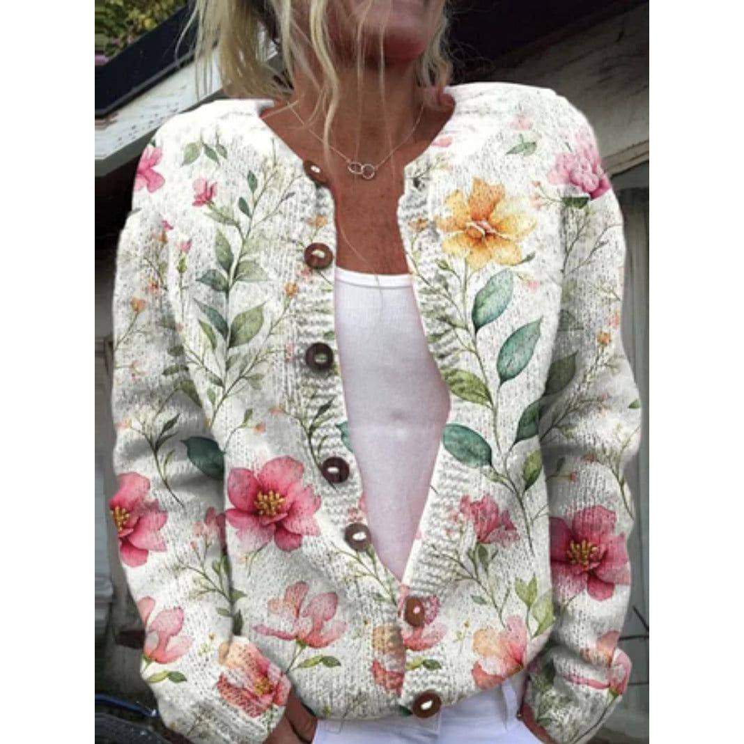 3D Digital Printing Cardigan Knitted Coat Women's Clothing - Xmaker. Inc