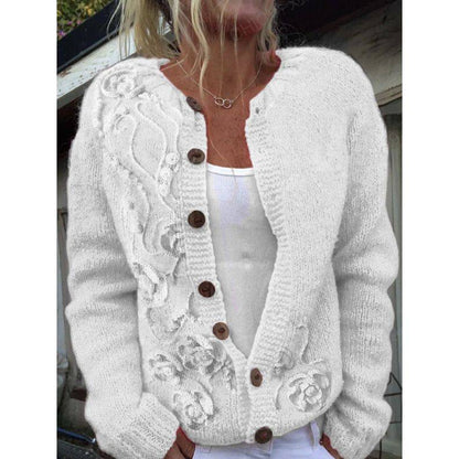 3D Digital Printing Cardigan Knitted Coat Women's Clothing - Xmaker. Inc