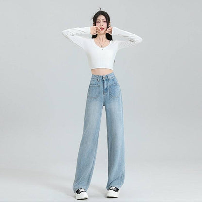 Ultra-thin Series Tencel Lyocell Wide-leg Pants - Xmaker. Inc