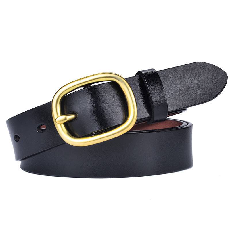 Simple And Versatile Women's New Genuine Leather Belt - Xmaker. Inc