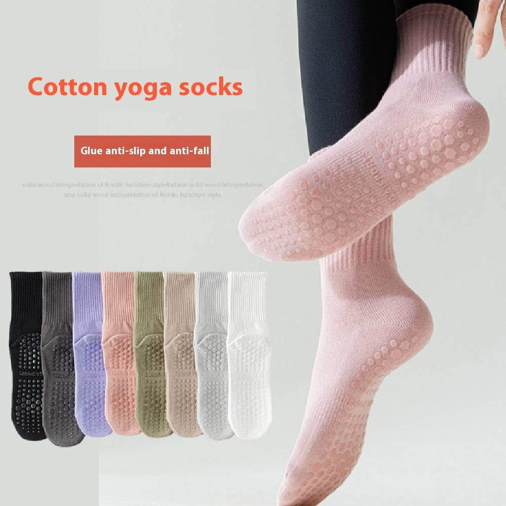 Women's Yoga Socks Tube Socks Fitness Dance Pilates Professional Non-slip Sports - Xmaker. Inc