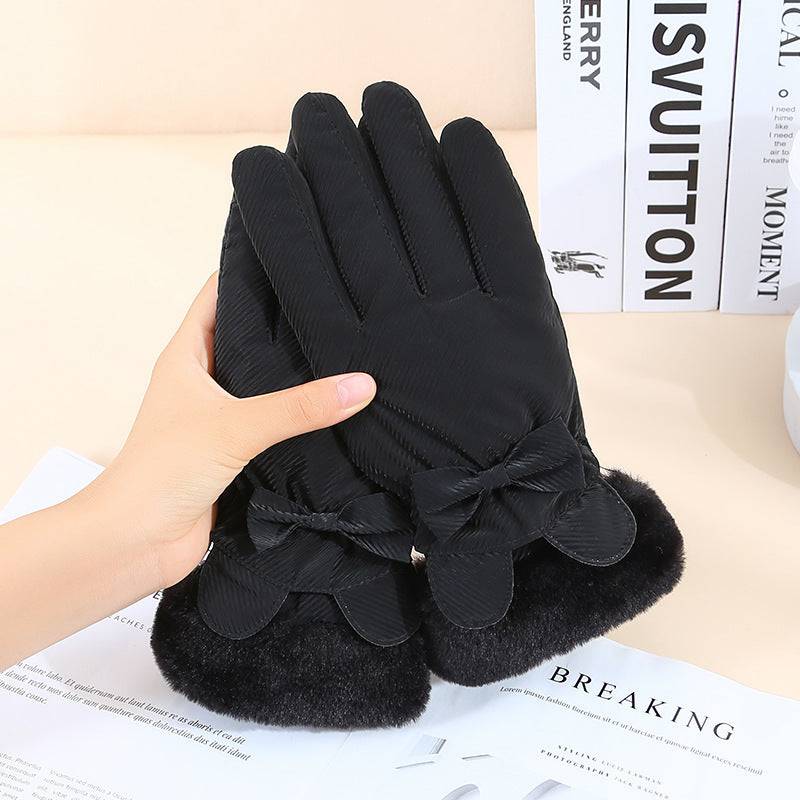 Warm Gloves Winter Women's Touch Screen Fleece-lined Thickened - Xmaker