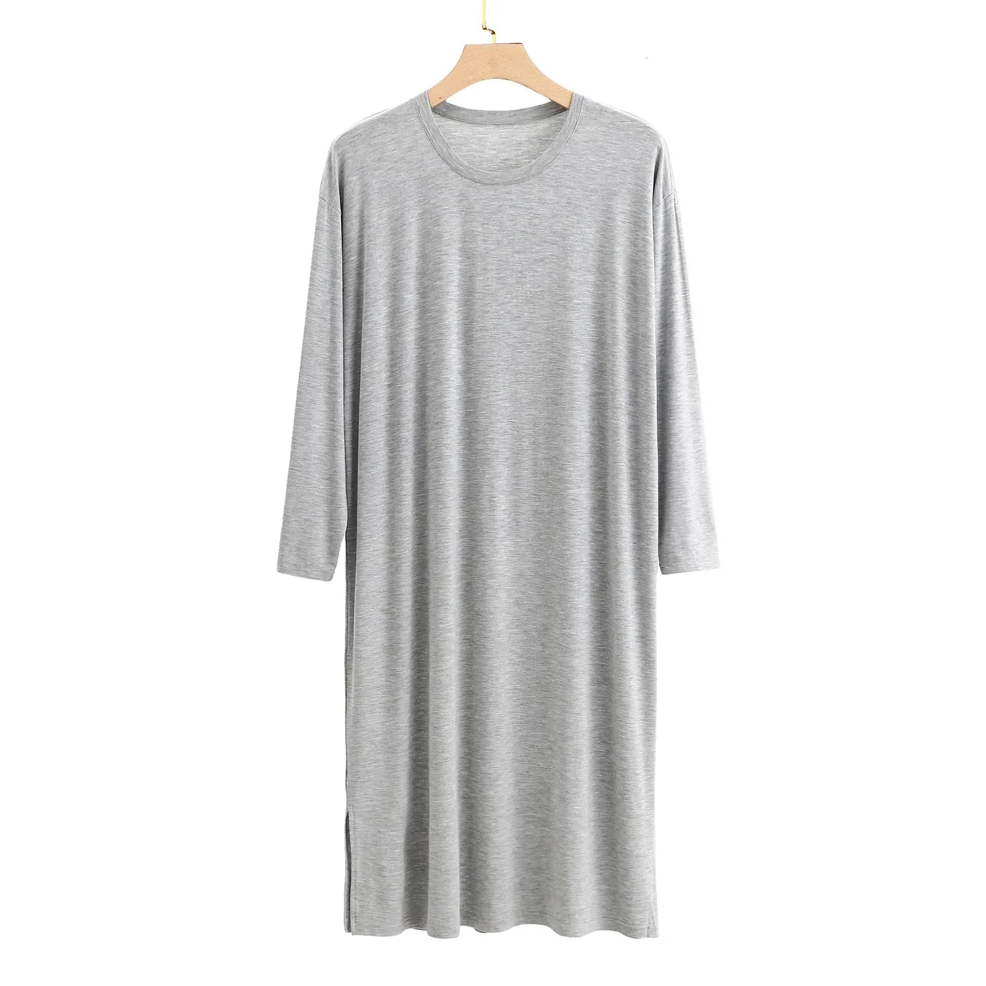 Men's Modal Round Neck Long Sleeve Sleepwear - Xmaker