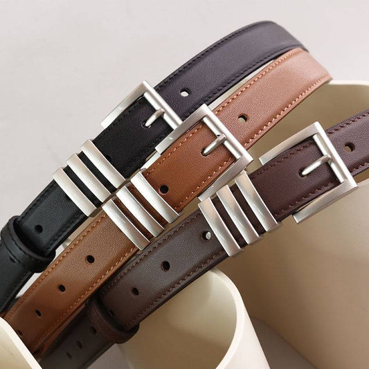 Women's First Layer Cowhide Leather Belt - Xmaker