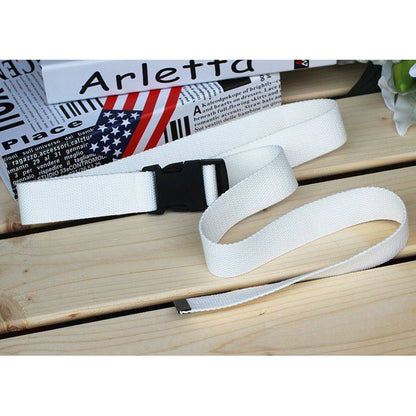 32cm Plastic Buckle Pairs Release Buckle Canvas Belt - Xmaker