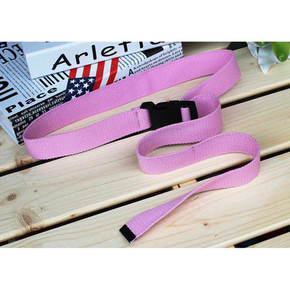 32cm Plastic Buckle Pairs Release Buckle Canvas Belt - Xmaker